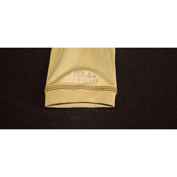 Cabela’s Guidewear Long Sleeve Fishing/Outdoor Shirt UPF 50 Size Large Green - Picture 9 of 14